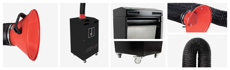 Mobile welding fume extractor AirMaster 2m 1 Τεχνική συγκόλλησης & κοπής μετάλλων