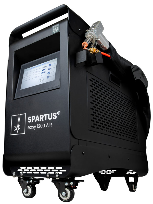 SPARTUS® Easy 1200AIR laser welding machine with wire feeder 1 SPARTUS Easy 1200AIR Laser Welder