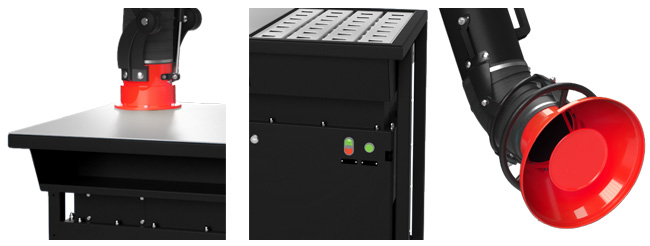 Extraction welding table with welding fume filter 1 Τεχνική συγκόλλησης & κοπής μετάλλων