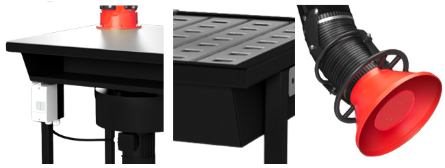 Fume extraction welding table 1 Τεχνική συγκόλλησης & κοπής μετάλλων